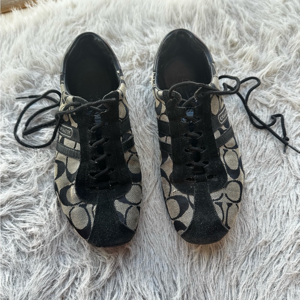 Vintage Signature Monogram Coach Shoes